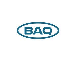 BAQ logo design vector template