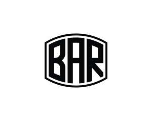 BAR logo design vector template