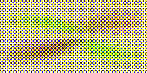 Glossy pattern halftone and dots background pop art template and texture illustration with colorful seamless pattern, abstract rainbow background with texture and pattern in multicolor gradient.