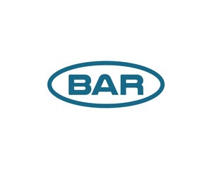BAR logo design vector template