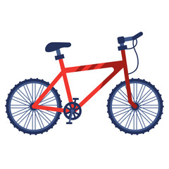 Obraz premium bicycle equipment illustration