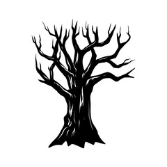 halloween icon logo simple art monochrome monokrom one tone element grave spooky creepy dark art illustration zombie