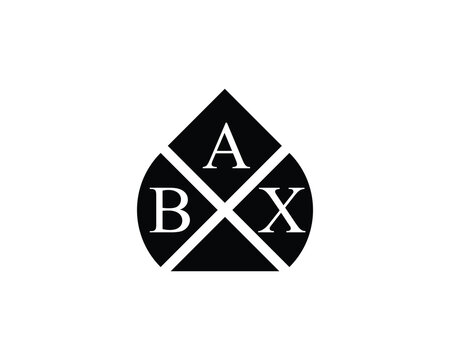 BAX logo design vector template