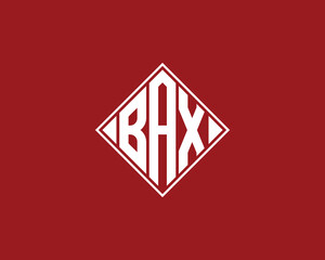 BAX logo design vector template