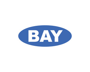 BAY logo design vector template