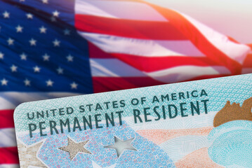 Green Card US Permanent resident card. Immigrant ID documents. USA Electronic Diversity Visa Lottery DV-2024 DV Lottery Results