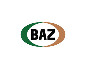 BAZ Logo design vector template