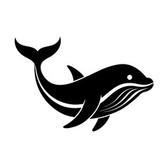 Whale vector icon