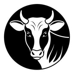 cow head vector
