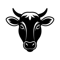 Cow head logo icon