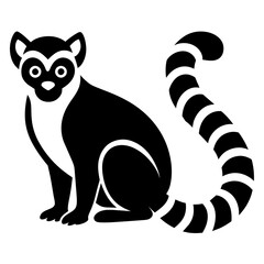 Lemur vector icon illustration art © bizboxdesigner