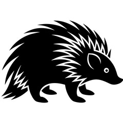Porcupine vector illustration art