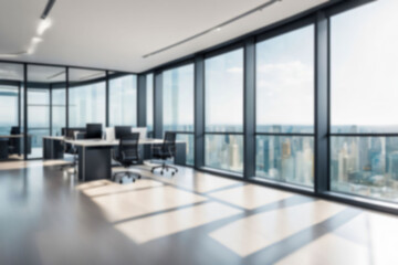 beautiful blurred background light modern office interior