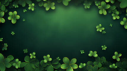 St. Patrick's Day theme background design template