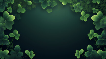 St. Patrick's Day theme background design template