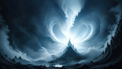 Icy vortex leads to mysterious citadel