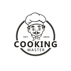 Master chef food restaurant logo design