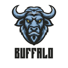 Illustration Buffalo Mascot Logo