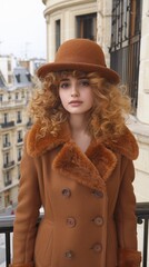 attractive beautiful European women using and texting on his smart phone mobile for service 5g digital communication and online social media city banner created by ai