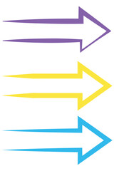 arrow icon vector, arrow left direction isolated, arrow icon for using technology devices