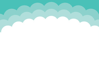シンプルな空の背景素材
