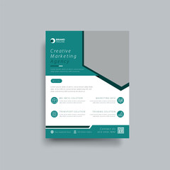 Business and corporate Flyer brochure vector template Design.