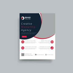 Business and corporate Flyer brochure vector template Design.
