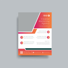 Business and corporate Flyer brochure vector template Design.