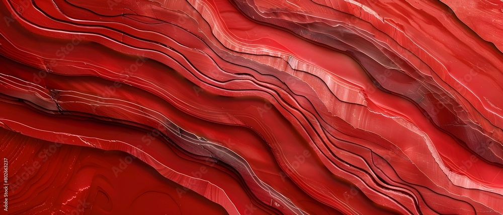Poster abstract red stone texture background with smooth wavy lines, elegant and modern background. high re