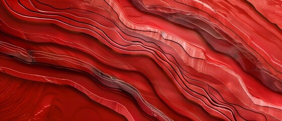 Abstract red stone texture background with smooth wavy lines, elegant and modern background. high resolution
