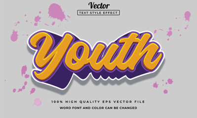 Youth text effect