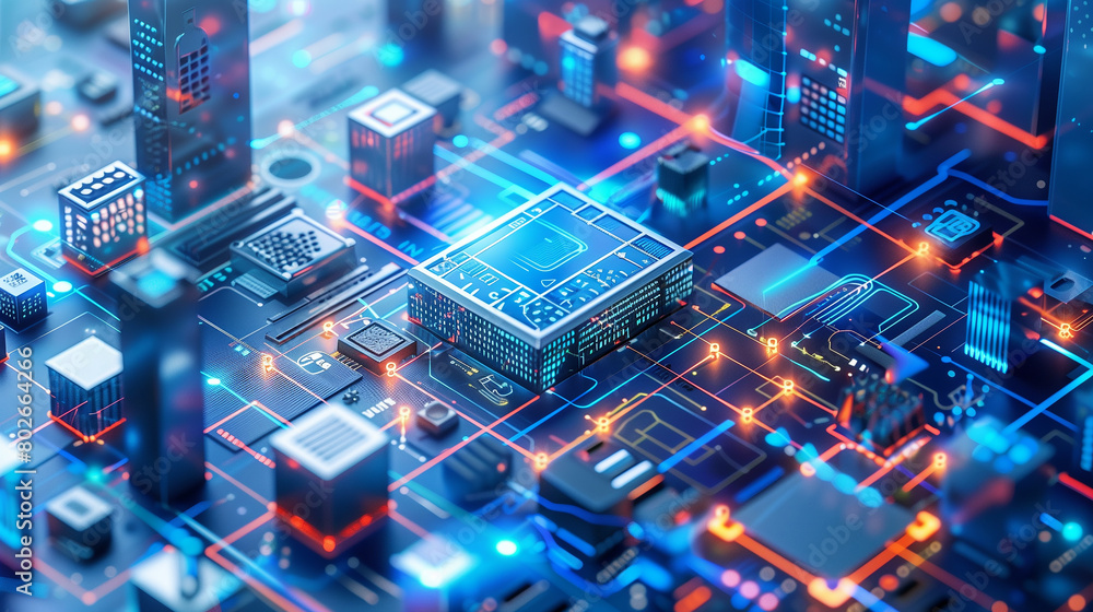 Poster learn about iot devices, sensors, connectivity protocols, and iot application development through on
