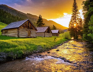 Log Cabins