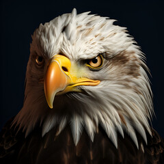 Obraz premium american bald eagle with background