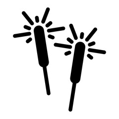 sparkler Solid icon