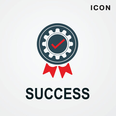 Success icons - Stroked, Vectors illustration, Financial