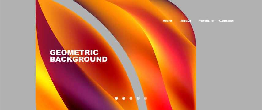 A geometric design featuring red and yellow waves on a gray background, perfect for automotive lighting, logos, or personal protective equipment branding - Powered by Adobe