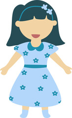cute faceless girl