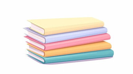 stack of multicolored folders