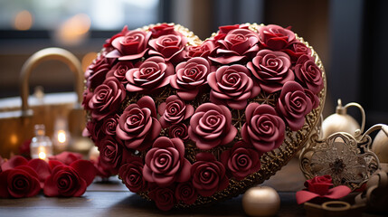 heart shaped bouquet