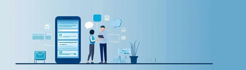 Showcase the convenience of mobile CRM features, allowing businesses to manage customer relationships onthego