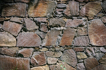 real stone wall background, old facade pattern ready for your design 3