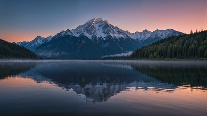 lake in the mountains