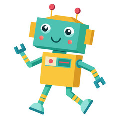A robot with a boxy body1