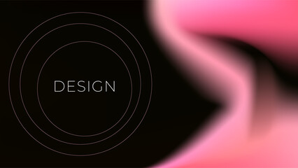 ABSTRACT DARK BACKGROUND ELEGANT PINK GRADIENT MESH SMOOTH COLORFUL DESIGN VECTOR TEMPLATE GOOD FOR MODERN WEBSITE, WALLPAPER, COVER DESIGN 