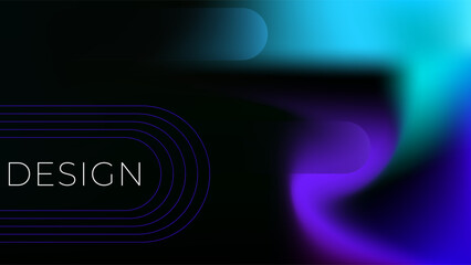 ABSTRACT DARK BACKGROUND ELEGANT BLUE PURPLE GRADIENT MESH SMOOTH COLORFUL DESIGN VECTOR TEMPLATE GOOD FOR MODERN WEBSITE, WALLPAPER, COVER DESIGN 