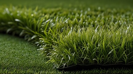 Artificial grass background isolated.Generative AI 