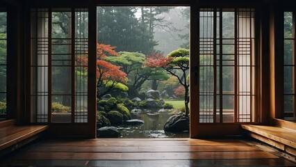 view of japanese garden