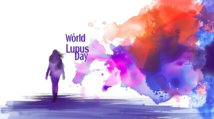 world lupus day poster as a reminder and form of support for lupus survivors