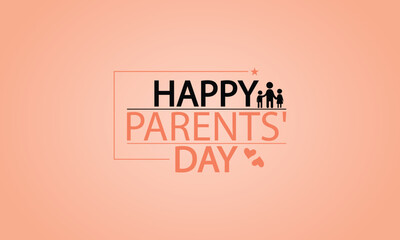 Show Your Love with These Parents' Day Text Illustration Design